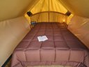Cliquez pour découvrir toutes les photos de l'HÉBERGEMENT ! tente en toile et bois - camping Le Capdeville photo 2