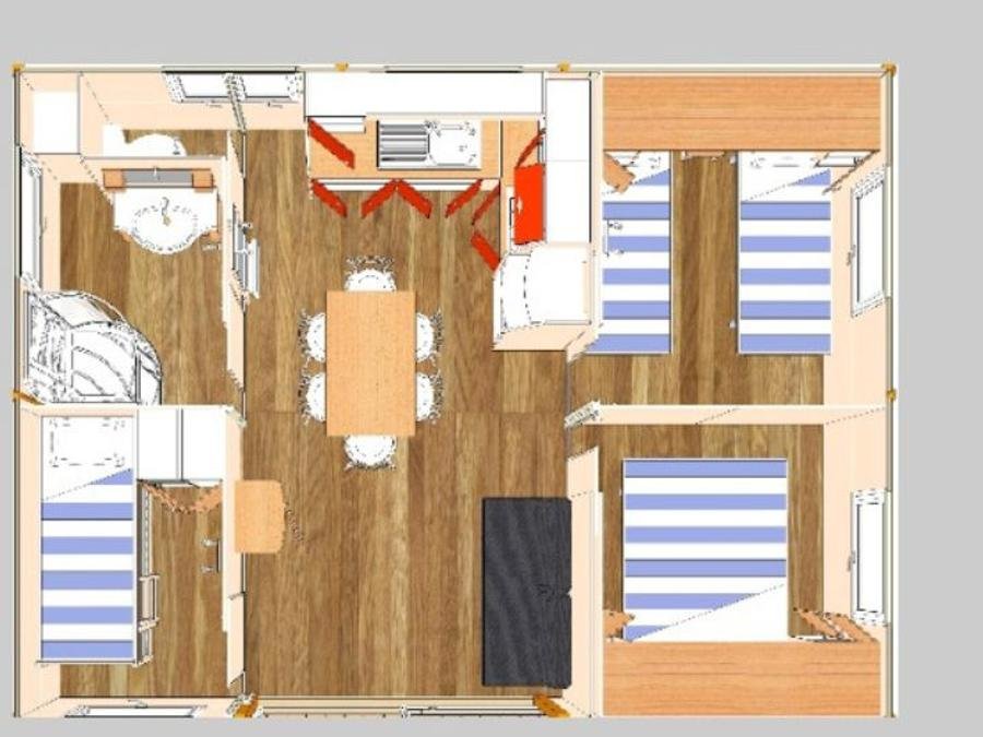Camping Pas Cher vous présente avec son site Officiel campingpascher.fr, le Camping L'Orée Du Bois classé 4 étoiles, situé sur la commune de Hourtin dans le département Gironde (Aquitaine) en France. Le camping L'Orée Du Bois vous propose un hébergement de type chalet de 32 m² pour 6 personnes (télévision). L'établissement vous propose 42 autres types d'hébergements. Découvrez tous nos séjours à petits prix dans la commune et aux alentours de Hourtin du département : Gironde (Aquitaine). Les Avis clients pour le Camping L'Orée Du Bois sont excellents avec une note moyenne de 8 sur 10. Piscine chauffée, Piscine couverte, Animation ados, Animations familiales, Club enfants, Aire de jeux enfants, Baby-foot, Canoë-kayak, Centre équestre, Golf, Location de bateaux, Paddle, Ping-pong, Piscine, Pétanque, Ski nautique, Structure gonflable enfants, Terrain multisports, Trampoline, Bar, Plats à emporter, Snack/Bar, Supermarché,... En savoir plus : cliquez-ICI.