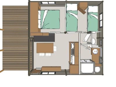 Cliquez pour découvrir toutes les photos de l'HÉBERGEMENT ! chalet - L'Orée Du Bois photo 2
