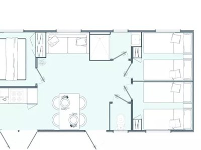 Cliquez pour découvrir toutes les photos de l'HÉBERGEMENT ! mobil-home - L'Orée Du Bois photo 5