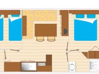 Cliquez pour découvrir toutes les photos de l'HÉBERGEMENT ! mobil-home - L'Orée Du Bois photo 7