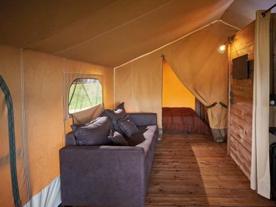 tente en toile et bois - Le Château photo 4