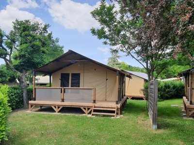 tente en toile et bois - Le Château photo 1