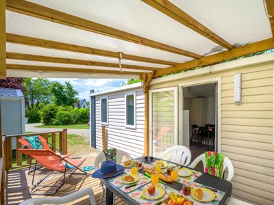 Cliquez pour découvrir toutes les photos de l'HÉBERGEMENT ! mobil-home - Le Château photo 3