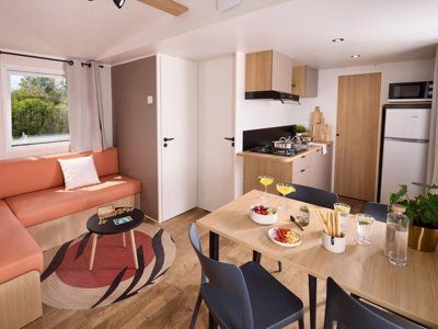 Cliquez pour découvrir toutes les photos de l'HÉBERGEMENT ! mobil-home - Le Château photo 5