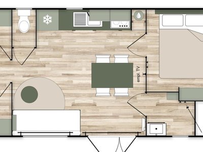 mobil-home - Le Château photo 8