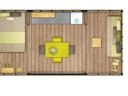 Cliquez pour découvrir toutes les photos de l'HÉBERGEMENT ! bungalow toilé - camping Le Château photo 7