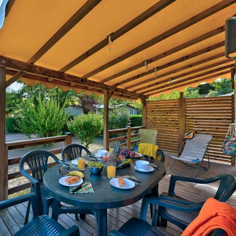 Cliquez pour découvrir toutes les photos de l'HÉBERGEMENT ! mobil-home - Flower La Châtaigneraie photo 2