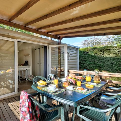 Cliquez pour découvrir toutes les photos de l'HÉBERGEMENT ! mobil-home - Flower La Châtaigneraie photo 2