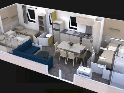 Cliquez pour découvrir toutes les photos de l'HÉBERGEMENT ! mobil-home - La Fressange photo 3