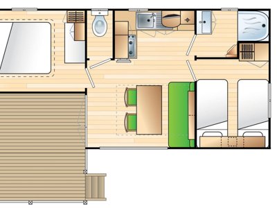 Cliquez pour découvrir toutes les photos de l'HÉBERGEMENT ! mobil-home - Les Avenieres photo 8
