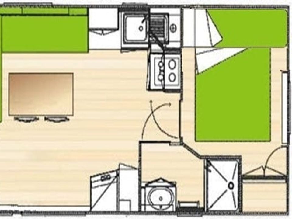Cliquez pour découvrir toutes les photos de l'HÉBERGEMENT ! mobil-home - établissement Les Avenieres photo 2