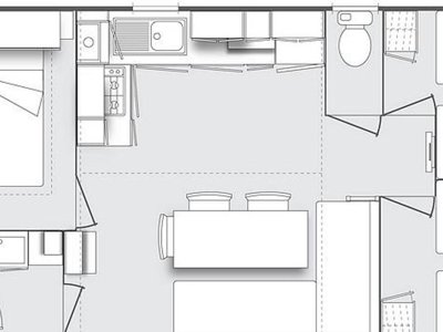 Cliquez pour découvrir toutes les photos de l'HÉBERGEMENT ! mobil-home - Brantôme Peyrelevade photo 8