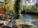 Cliquez pour découvrir toutes les photos de l'HÉBERGEMENT ! tente en toile et bois - camping Brantôme Peyrelevade photo 8