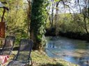 tente en toile et bois - camping Brantôme Peyrelevade photo 2