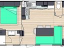 Cliquez pour découvrir toutes les photos de l'HÉBERGEMENT ! mobil-home - camping Brantôme Peyrelevade photo 6