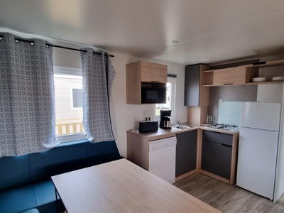 Cliquez pour découvrir toutes les photos de l'HÉBERGEMENT ! mobil-home - Vieux Moulin photo 2