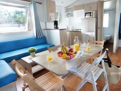 Cliquez pour découvrir toutes les photos de l'HÉBERGEMENT ! mobil-home - Vieux Moulin photo 2