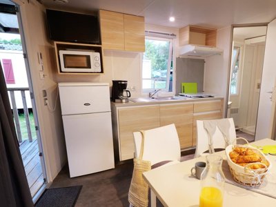 Cliquez pour découvrir toutes les photos de l'HÉBERGEMENT ! mobil-home - Vieux Moulin photo 2