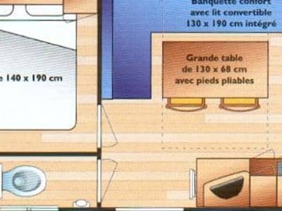 Cliquez pour découvrir toutes les photos de l'HÉBERGEMENT ! mobil-home - La Vallée photo 8