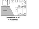 Cliquez pour découvrir toutes les photos de l'HÉBERGEMENT ! chalet - camping Domaine De Vivale photo 7