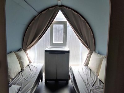 Cliquez pour découvrir toutes les photos de l'HÉBERGEMENT ! tente en toile et bois - Family's Le Savoy photo 2