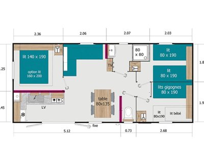 mobil-home - Les Chênes Verts photo 5