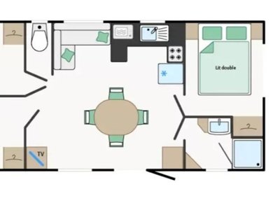 Cliquez pour découvrir toutes les photos de l'HÉBERGEMENT ! mobil-home - Océan Vacances photo 6