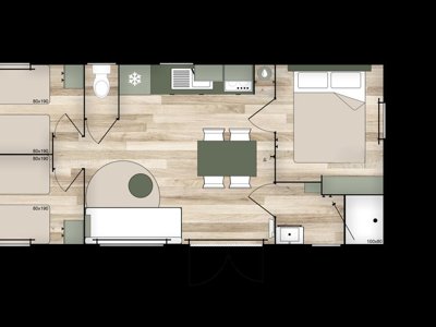 Cliquez pour découvrir toutes les photos de l'HÉBERGEMENT ! mobil-home - Les Bords Du Guiers photo 9