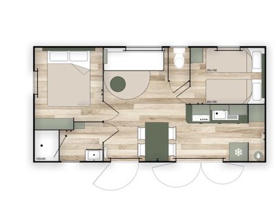 mobil-home - Les Bords Du Guiers photo 8