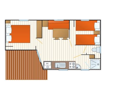 Cliquez pour découvrir toutes les photos de l'HÉBERGEMENT ! mobil-home - Tahiti Village photo 7