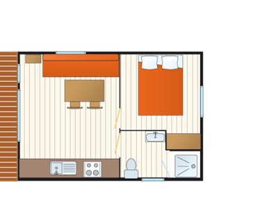 Cliquez pour découvrir toutes les photos de l'HÉBERGEMENT ! mobil-home - Tahiti Village photo 4