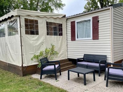 Cliquez pour découvrir toutes les photos de l'HÉBERGEMENT ! mobil-home - Au Joyeux Faune photo 4