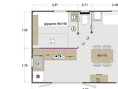 Cliquez pour découvrir toutes les photos de l'HÉBERGEMENT ! mobil-home - Les Pins D'Oléron photo 6