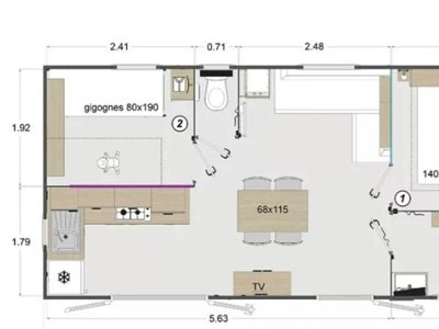 mobil-home - Les Pins D'Oléron photo 8