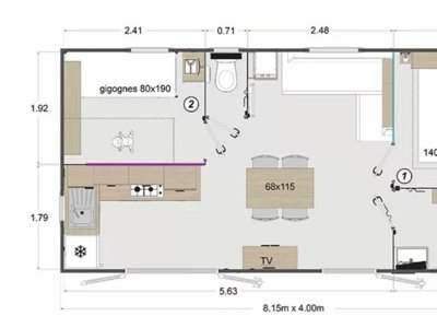 Cliquez pour découvrir toutes les photos de l'HÉBERGEMENT ! mobil-home - Les Pins D'Oléron photo 6