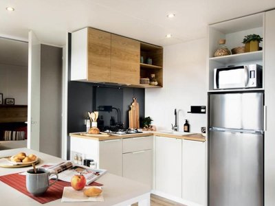 Cliquez pour découvrir toutes les photos de l'HÉBERGEMENT ! mobil-home - Au Pigeonnier photo 2