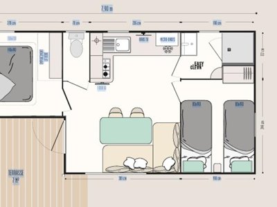 Cliquez pour découvrir toutes les photos de l'HÉBERGEMENT ! mobil-home - Au Pigeonnier photo 8
