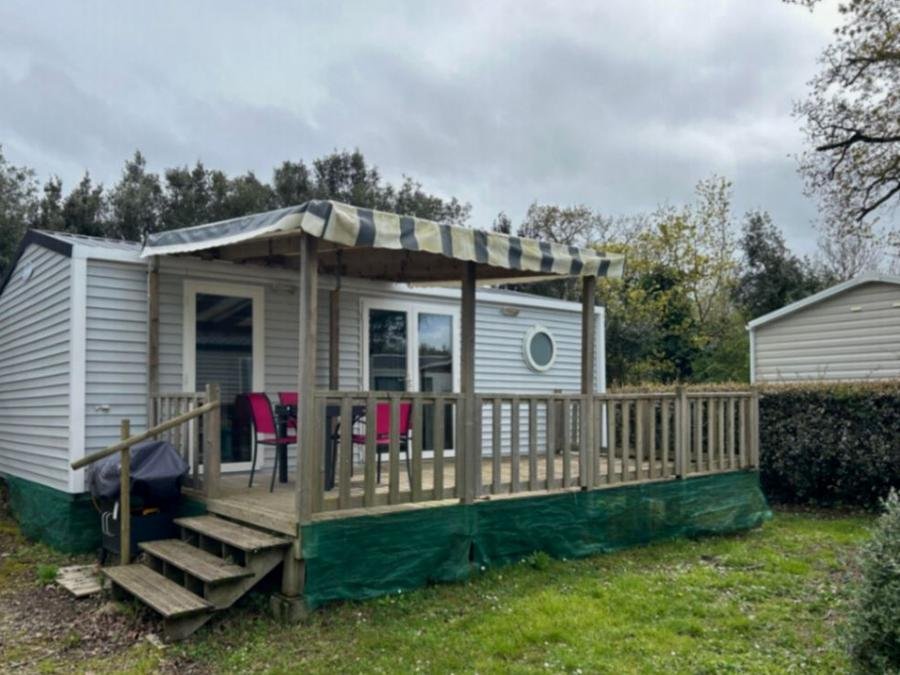 Camping Pas Cher vous présente avec son site Officiel campingpascher.fr, le Camping La Cailletiere - Paradis classé 3 étoiles, situé sur la commune de Dolus D'oléron dans le département Charente-maritime (Poitou Charentes) en France. Le camping La Cailletiere - Paradis, vous présente un hébergement de type mobil-home de 31 m² pour 4 personnes et télévision. Le camping La Cailletiere - Paradis vous propose du sam. 25 juillet au sam. 01 août 2026, en promotion à -13% pour 7 nuits à 998 € au lieu de 1155,0 € soit une Économie de 157 €. Cette location propose 13 dates différentes pour réserver votre séjour. Découvrez également les 14 autres gammes d'hébergements du camping. Les Avis clients pour le Camping La Cailletiere - Paradis sont excellents avec une note moyenne de 8 sur 10. Mer, Piscine chauffée, Piscine couverte, Animations familiales, Club ados, Club enfants, Aire de jeux enfants, Centre équestre, Court de tennis, Cyclisme, Golf, Ping-pong, Pétanque, Structure gonflable enfants, Terrain multisports, Bar, Dépôt de pain, Plats à emporter, Snack/Bar, Épicerie,... En savoir plus : cliquez-ICI.