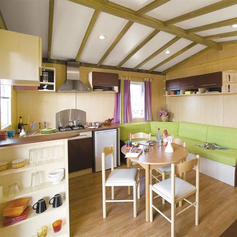 Cliquez pour découvrir toutes les photos de l'HÉBERGEMENT ! chalet - Le Sous Bois photo 3