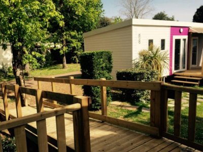 Cliquez pour découvrir toutes les photos de l'HÉBERGEMENT ! mobil-home - Le Sous Bois photo 2