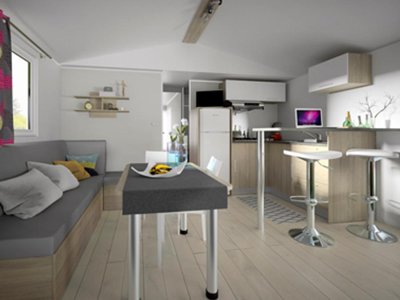 Cliquez pour découvrir toutes les photos de l'HÉBERGEMENT ! mobil-home - Le Sous Bois photo 3