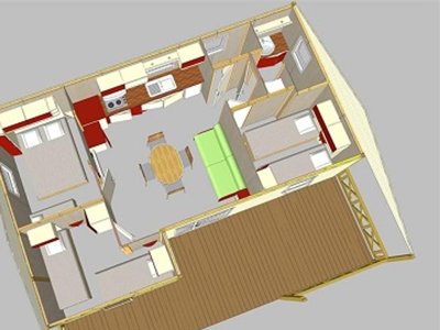 Cliquez pour découvrir toutes les photos de l'HÉBERGEMENT ! chalet - Le Sous Bois photo 5