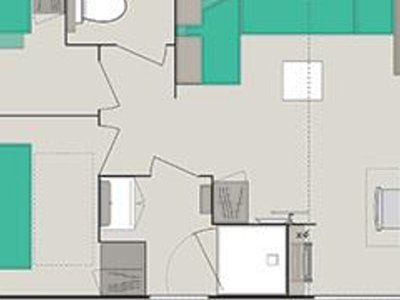 Cliquez pour découvrir toutes les photos de l'HÉBERGEMENT ! mobil-home - Les Sables Vignier Plage photo 10