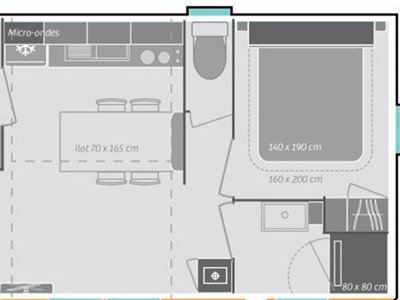 Cliquez pour découvrir toutes les photos de l'HÉBERGEMENT ! mobil-home - Les Sables Vignier Plage photo 6