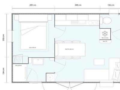 Cliquez pour découvrir toutes les photos de l'HÉBERGEMENT ! mobil-home - Les Sables Vignier Plage photo 7