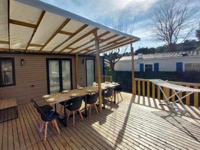 Cliquez pour découvrir toutes les photos de l'HÉBERGEMENT ! mobil-home - Les Sables Vignier Plage photo 4