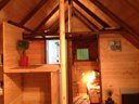 Cliquez pour découvrir toutes les photos de l'HÉBERGEMENT ! tente en toile et bois - camping Le Nid Du Parc photo 10