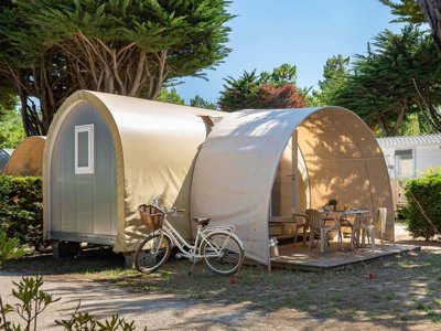 Cliquez pour découvrir toutes les photos de l'HÉBERGEMENT ! bungalow toilé - Romanée - La Plage photo 3