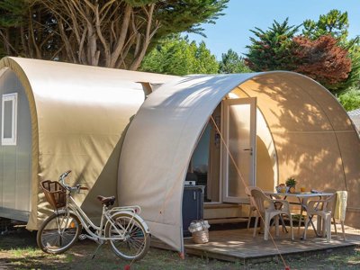 Cliquez pour découvrir toutes les photos de l'HÉBERGEMENT ! bungalow toilé - Romanée - La Plage photo 5